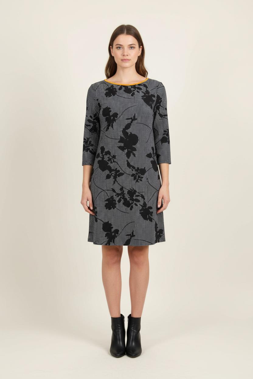Robe Bleu et Noir - Taille S/36 de la marque La Fée Maraboutée | PARAD75763 - Vendu par Paradigme - Image 1