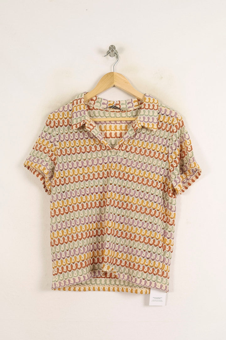 Chemise Multicolore - Taille XL/42 de la marque La Fée Maraboutée | PARAD75768 - Vendu par Paradigme - Image 2