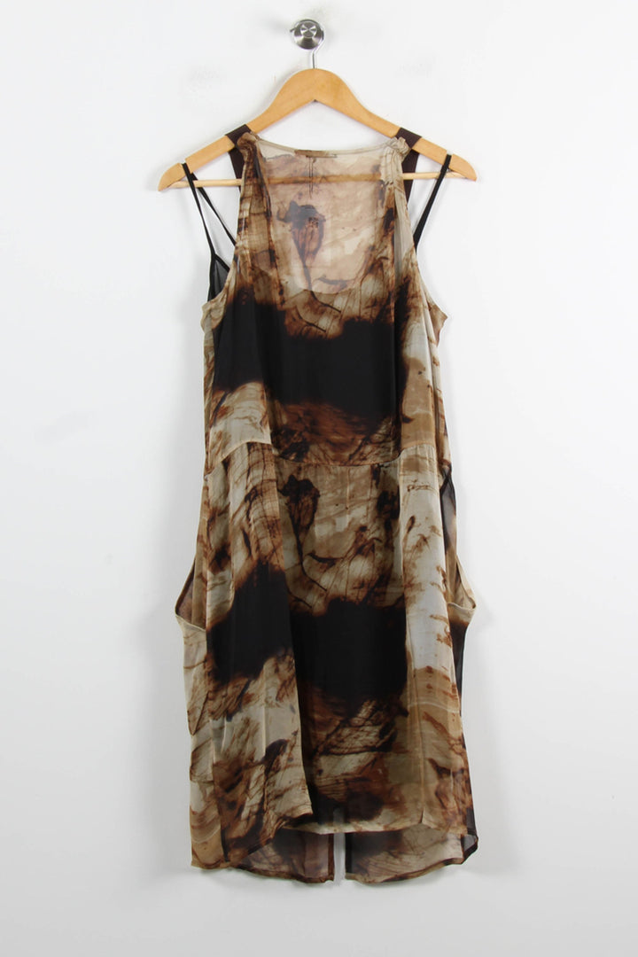 Robe Débardeur Marron et Noir - Taille XL/42 de la marque IKKS | PARAD75772 - Vendu par Paradigme - Image 4