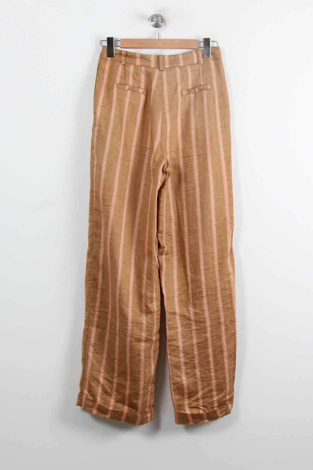Pantalon Large Beige et Rose - Taille M/38 de la marque La Fée Maraboutée | PARAD75775 - Vendu par Paradigme - Image 4