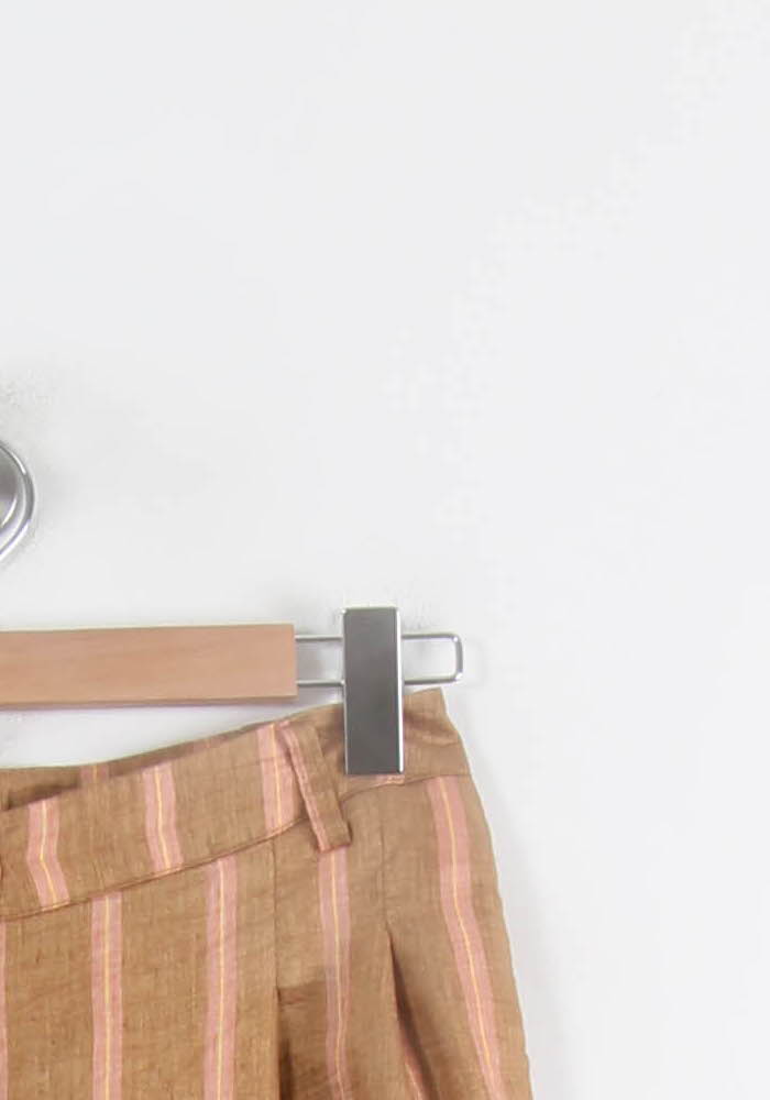 Pantalon Large Beige et Rose - Taille M/38 de la marque La Fée Maraboutée | PARAD75775 - Vendu par Paradigme - Image 3