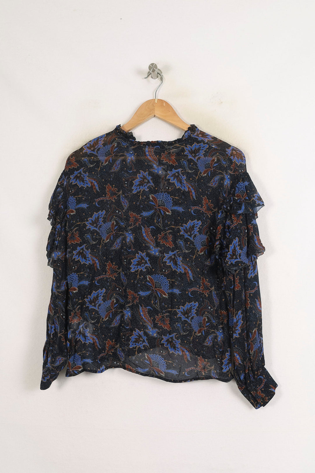Blouse Bleue et Noire - Taille XS/34 de la marque Bérénice | PARAD75783 - Vendu par Paradigme - Image 4