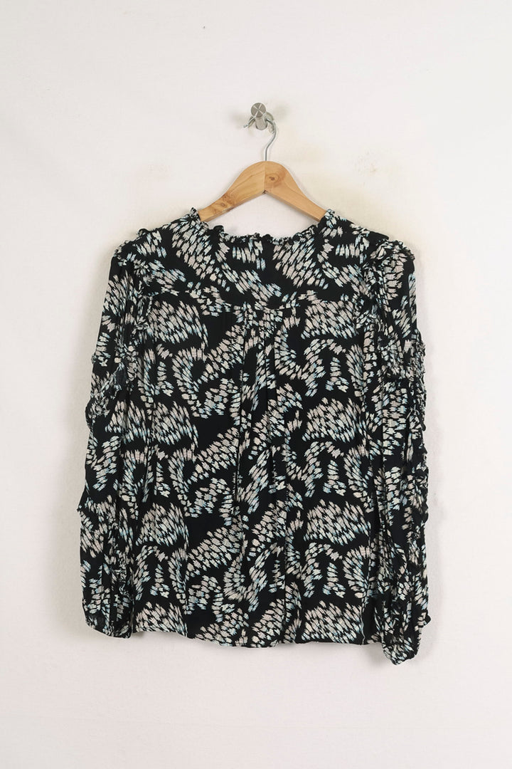 Blouse Noire et Blanche - Taille XS/34 de la marque Bérénice | PARAD75786 - Vendu par Paradigme - Image 4