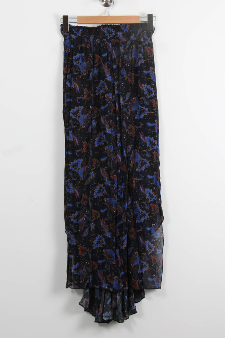 Jupe Longue Bleue et Noire - Taille XS/34 de la marque Bérénice | PARAD75792 - Vendu par Paradigme - Image 4