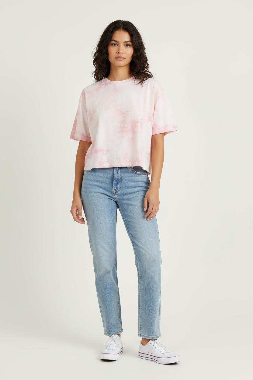 Tee-shirt Rose et Blanc - Taille S/36 de la marque Bérénice | PARAD75793 - Vendu par Paradigme - Image 1