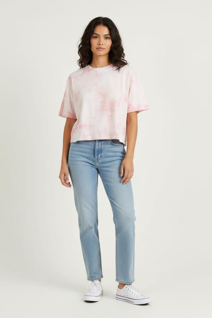 Tee-shirt Rose et Blanc - Taille S/36 de la marque Bérénice | PARAD75793 - Vendu par Paradigme - Image 1