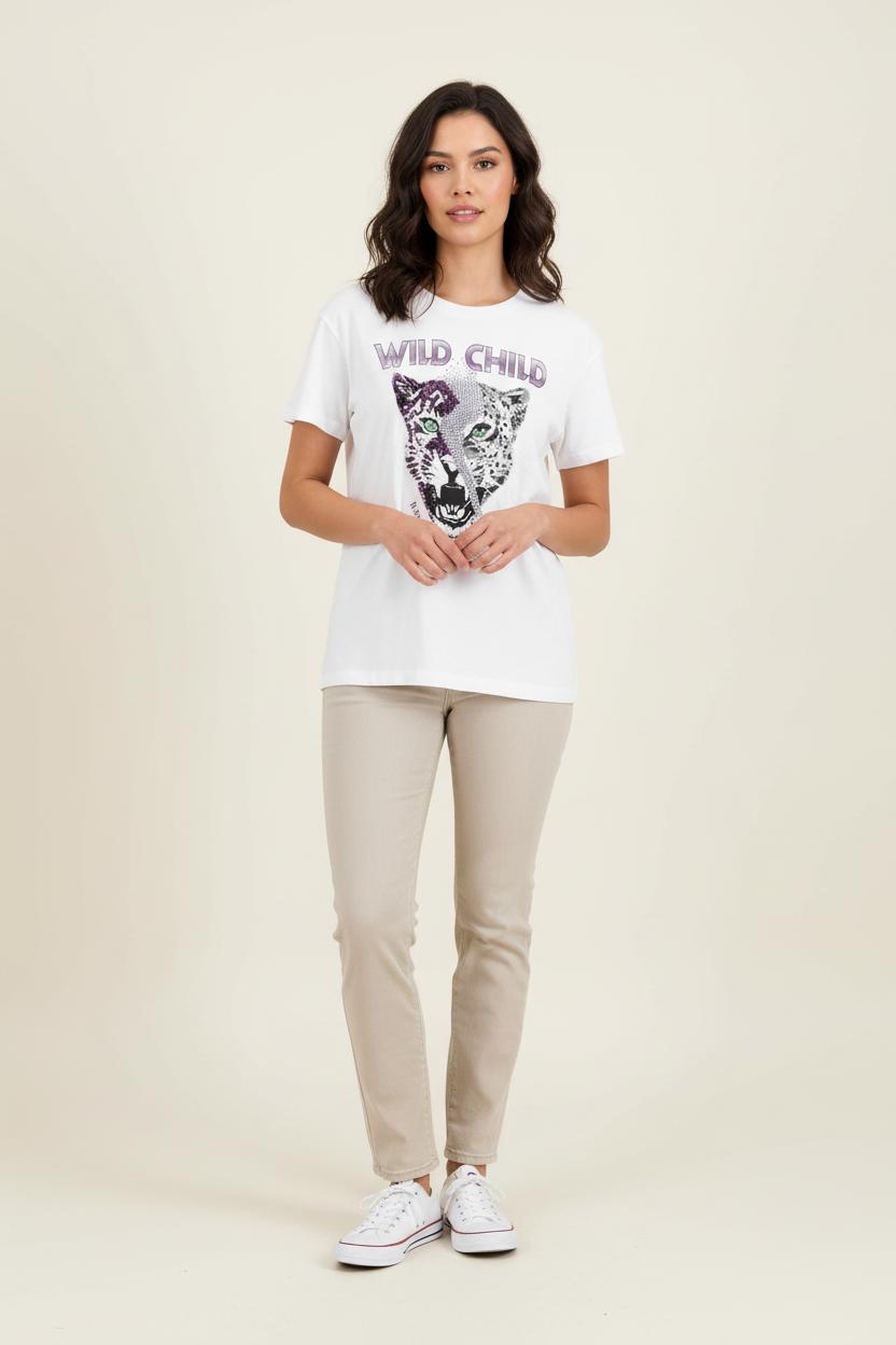 Tee-shirt Blanc - Taille S/36 de la marque Bérénice | PARAD75797 - Vendu par Paradigme - Image 1