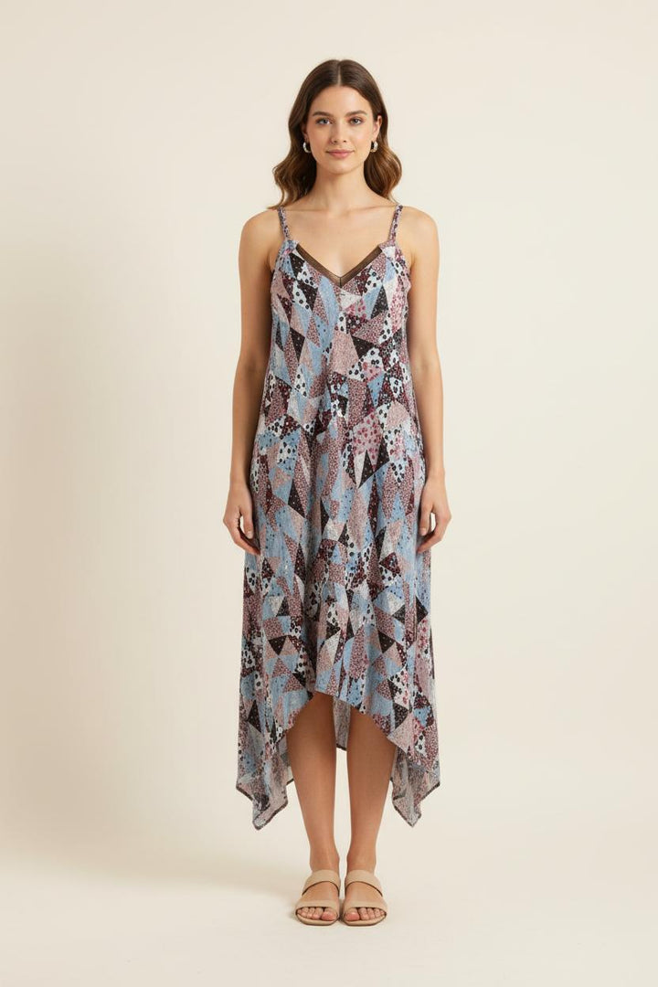 Robe Longue Multicolore - Taille L/40 de la marque IKKS | PARAD75799 - Vendu par Paradigme - Image 1