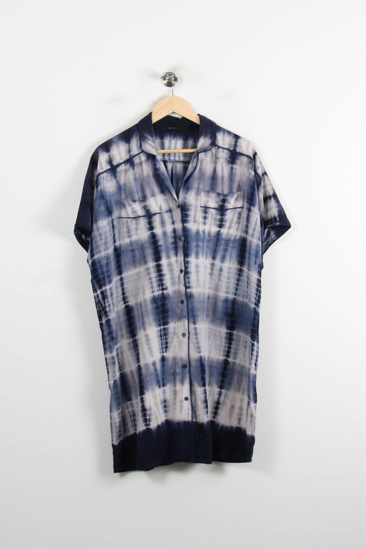 Robe Chemise Bleu et Blanc - Taille M/38 de la marque IKKS | PARAD75801 - Vendu par Paradigme - Image 2