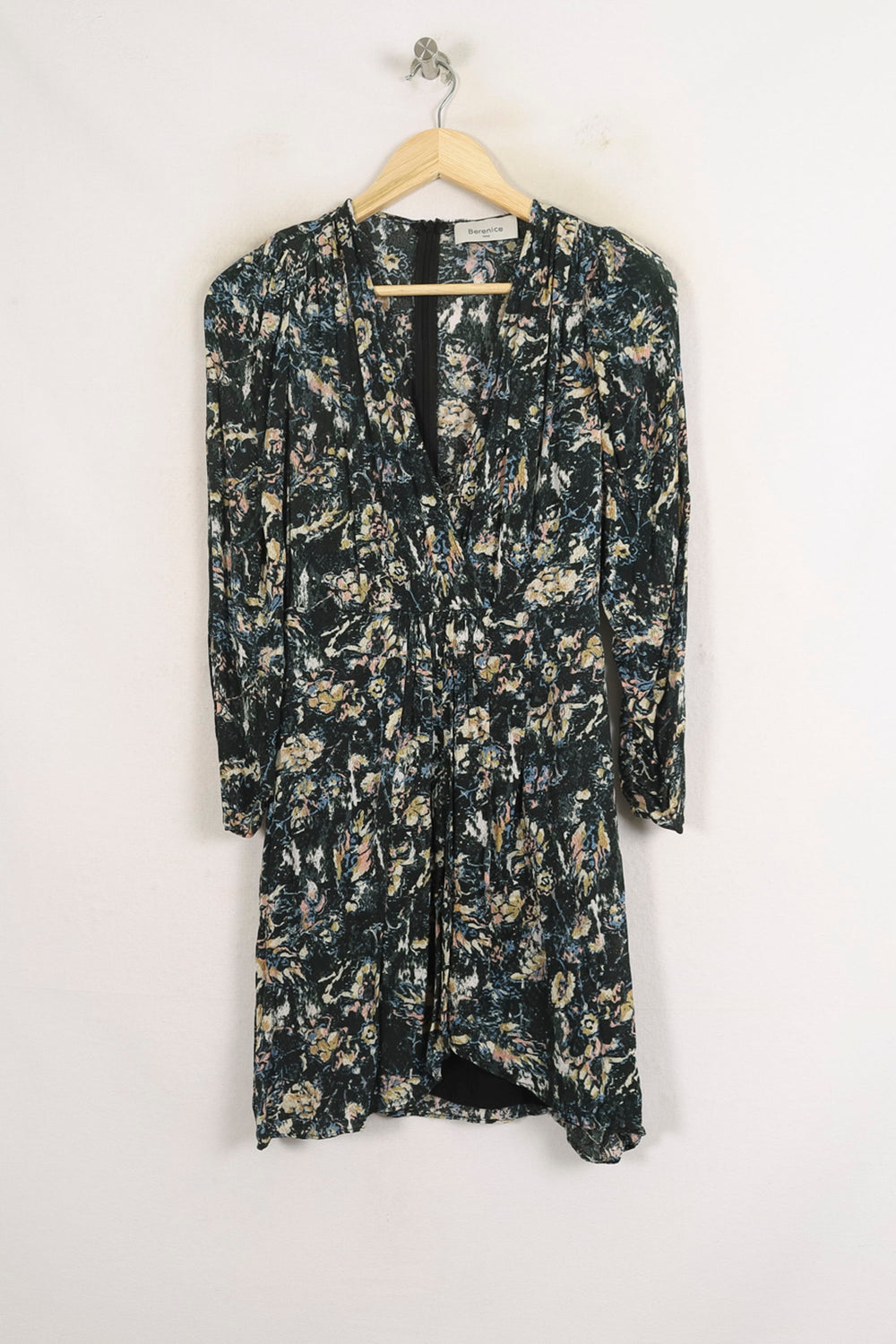Robe Courte Bleue et Beige - Taille XS/34 de la marque Bérénice | PARAD75802 - Vendu par Paradigme - Image 2
