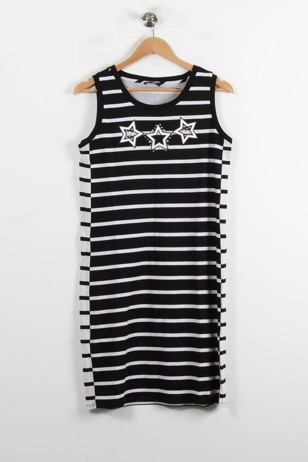 Robe Droite Noire et Blanche - Taille L/40 de la marque Liu Jo | PARAD75804 - Vendu par Paradigme - Image 2