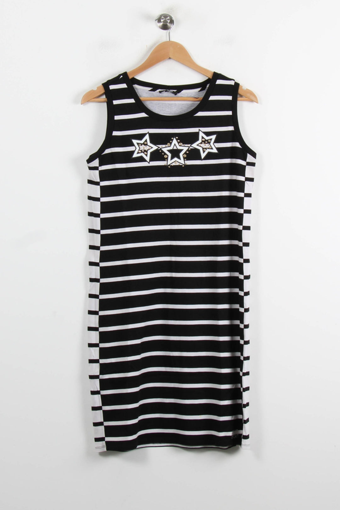 Robe Droite Noire et Blanche - Taille L/40 de la marque Liu Jo | PARAD75804 - Vendu par Paradigme - Image 2