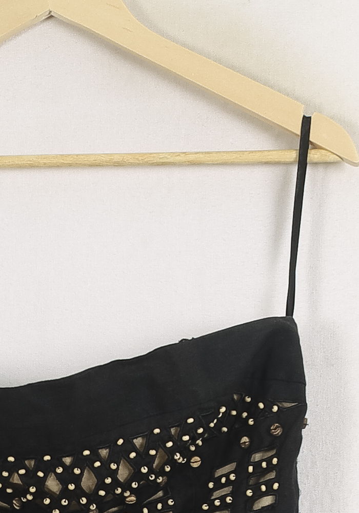 Robe Courte Noire - Taille S/36 de la marque Derhy | PARAD75806 - Vendu par Paradigme - Image 3
