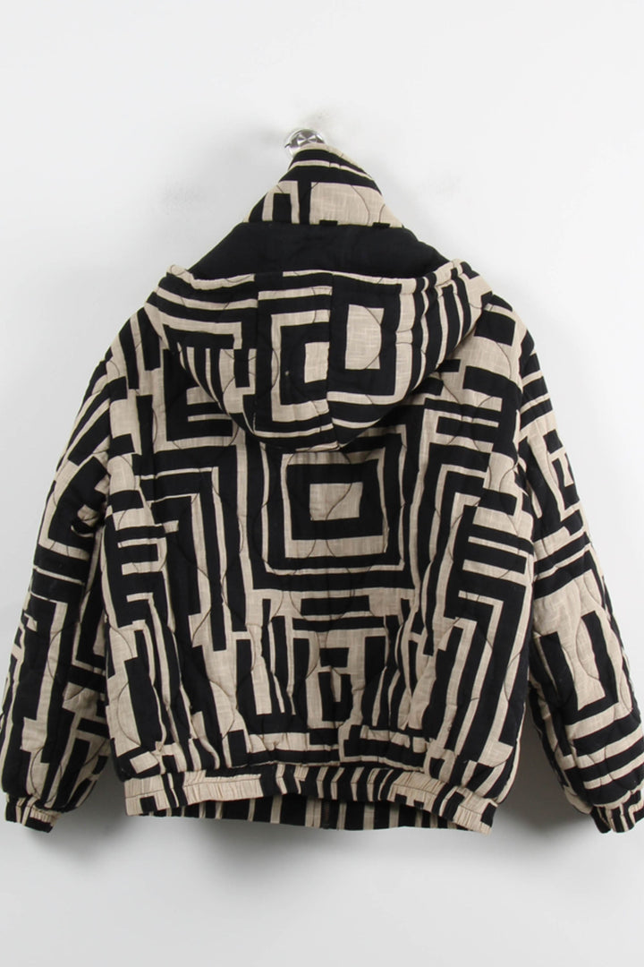 Doudoune Noire et Beige - Taille L/40 de la marque Stella Forest | PARAD75810 - Vendu par Paradigme - Image 4