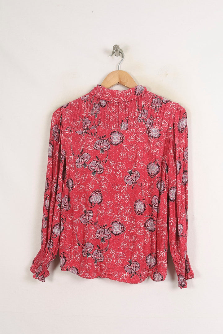 Chemise Rose à Motifs - Taille XS/34 de la marque Bérénice | PARAD75820 - Vendu par Paradigme - Image 4