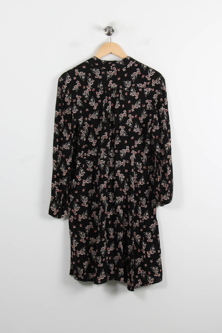 Robe Fleurie Noire - Taille L/40 de la marque Pablo | PARAD75824 - Vendu par Paradigme - Image 4