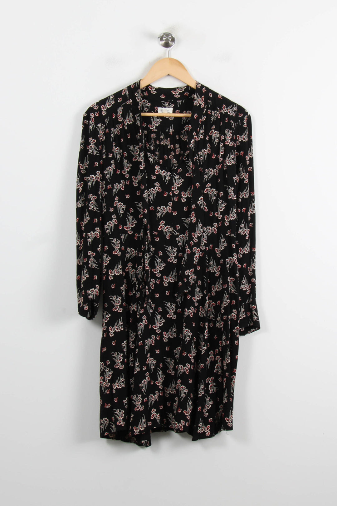 Robe Fleurie Noire - Taille L/40 de la marque Pablo | PARAD75824 - Vendu par Paradigme - Image 2