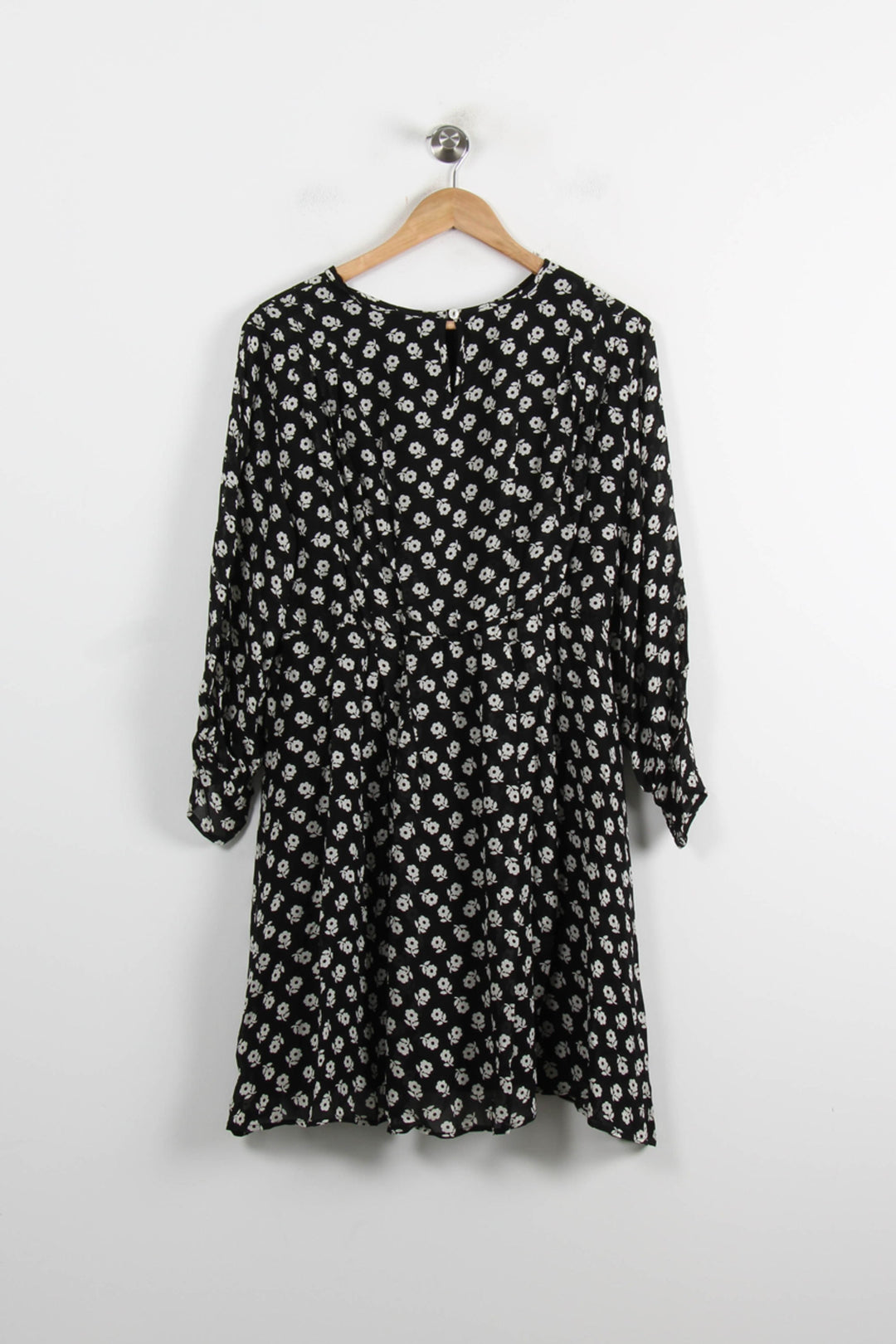 Robe Midi Noire et Blanche - Taille L/40 de la marque American Vintage | PARAD75830 - Vendu par Paradigme - Image 4