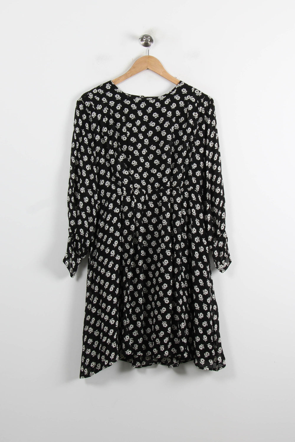 Robe Midi Noire et Blanche - Taille L/40 de la marque American Vintage | PARAD75830 - Vendu par Paradigme - Image 2