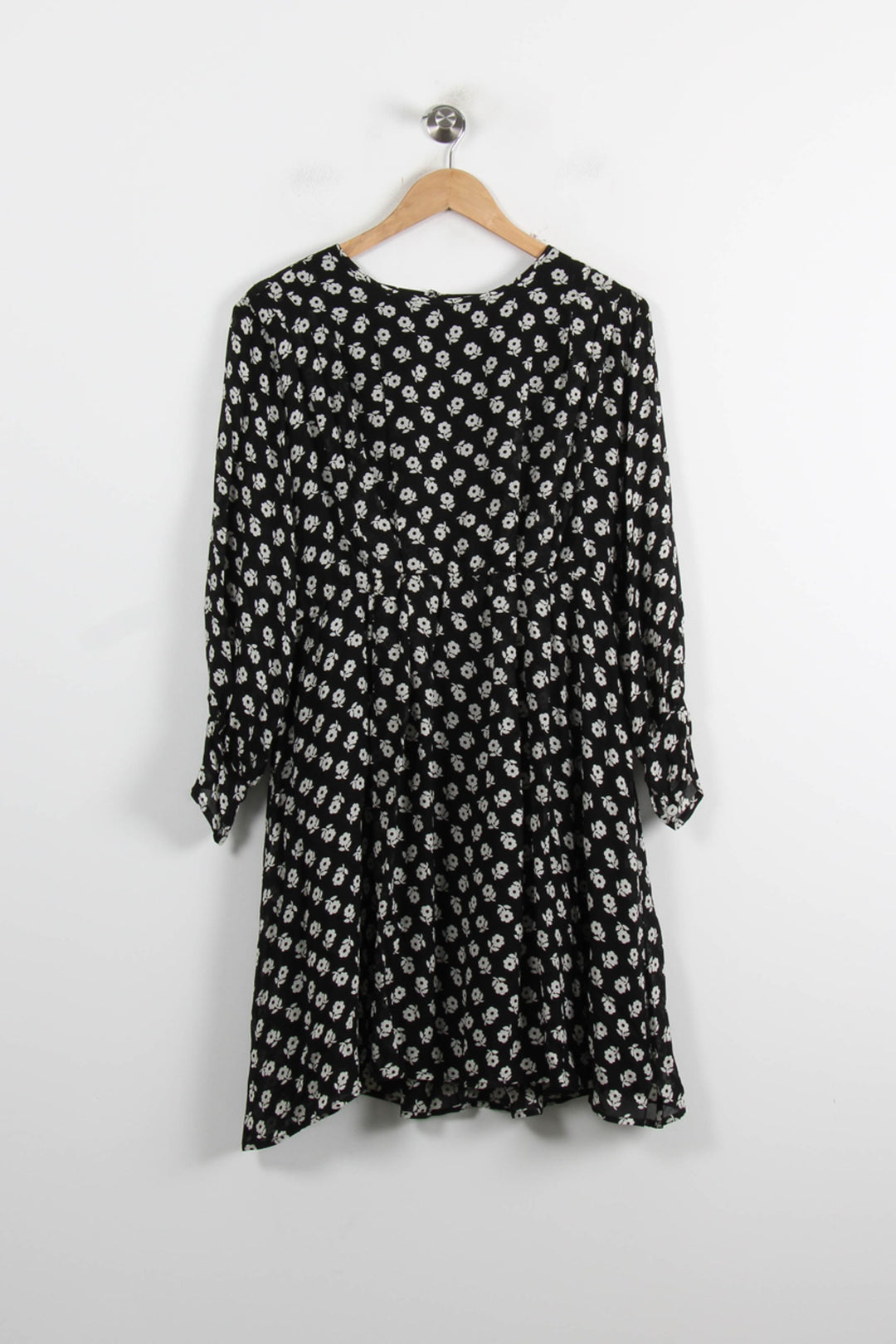 Robe Midi Noire et Blanche - Taille L/40 de la marque American Vintage | PARAD75830 - Vendu par Paradigme - Image 2