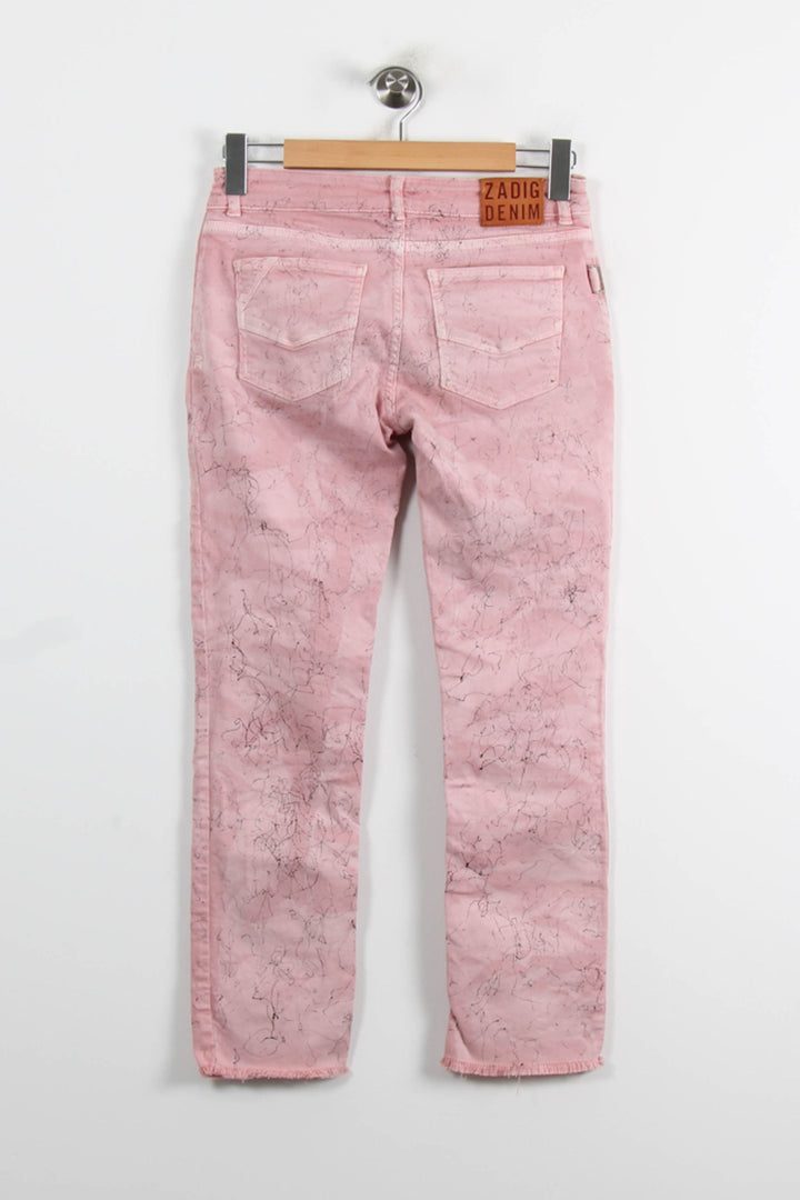 Jean Rose - Taille S/36 de la marque Zadig&Voltaire | PARAD75834 - Vendu par Paradigme - Image 4