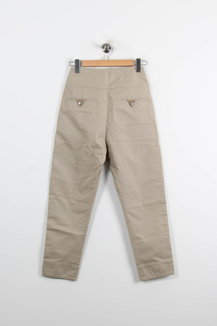 Pantalon Beige - Taille XS/34 de la marque Isabel Marant étoile | PARAD75835 - Vendu par Paradigme - Image 4