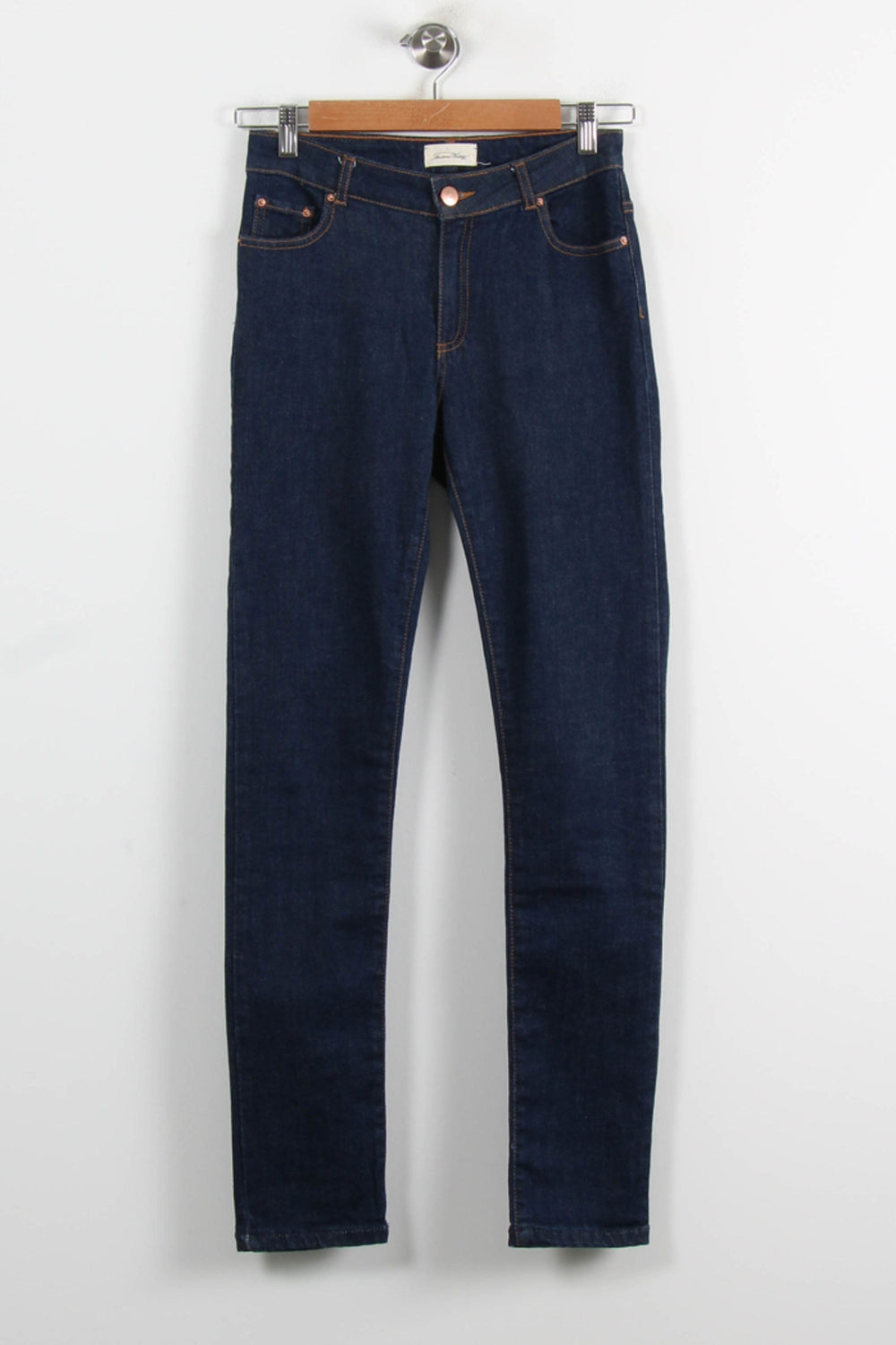 Jean Skinny Bleu - Taille S/36 de la marque American Vintage | PARAD75837 - Vendu par Paradigme - Image 2