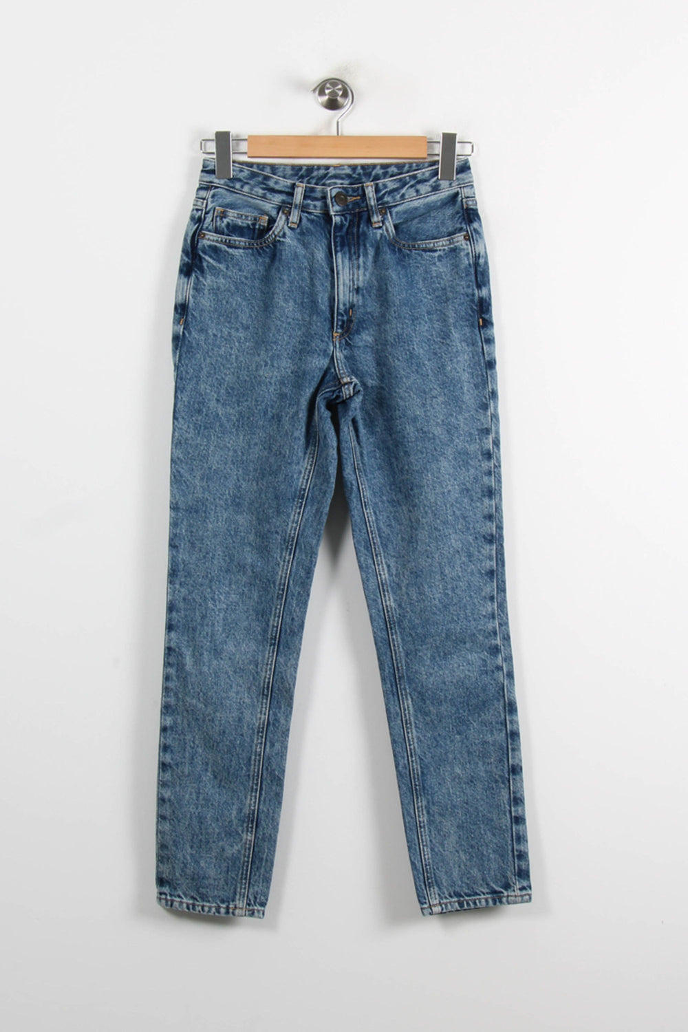 Jean Bleu - Taille XS/34 de la marque American Vintage | PARAD75838 - Vendu par Paradigme - Image 2