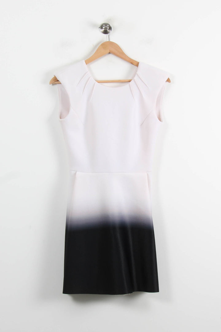 Robe Midi Blanche et Noire - Taille S/36 de la marque Maje | PARAD75844 - Vendu par Paradigme - Image 4