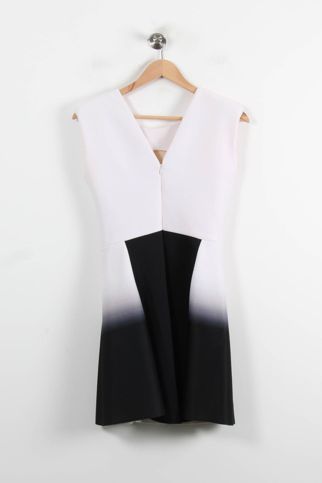 Robe Midi Blanche et Noire - Taille S/36 de la marque Maje | PARAD75844 - Vendu par Paradigme - Image 2