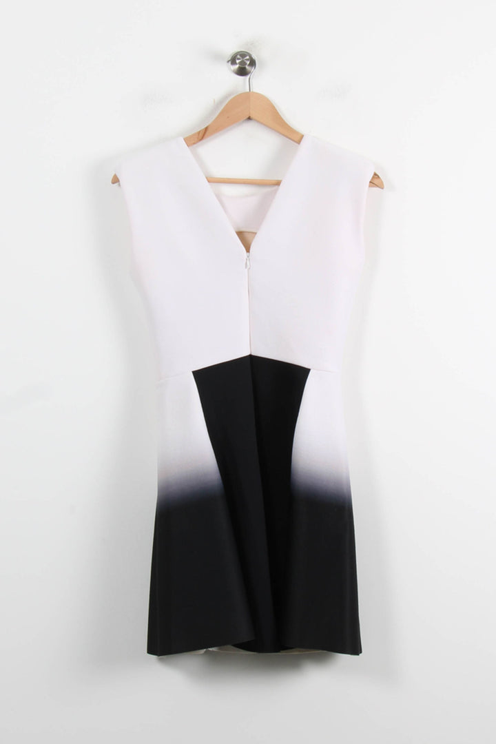 Robe Midi Blanche et Noire - Taille S/36 de la marque Maje | PARAD75844 - Vendu par Paradigme - Image 2