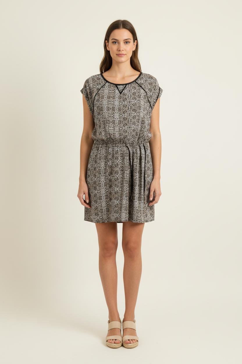 Robe Courte Multicolore - Taille L/40 de la marque One Step | PARAD75850 - Vendu par Paradigme - Image 1