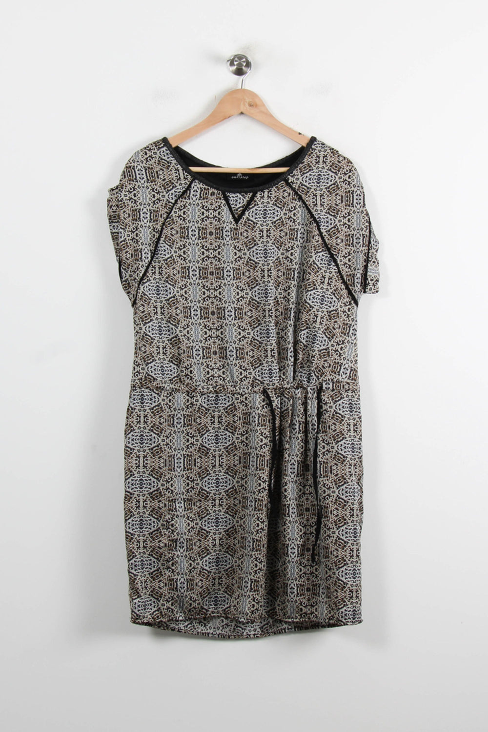 Robe Courte Multicolore - Taille L/40 de la marque One Step | PARAD75850 - Vendu par Paradigme - Image 2