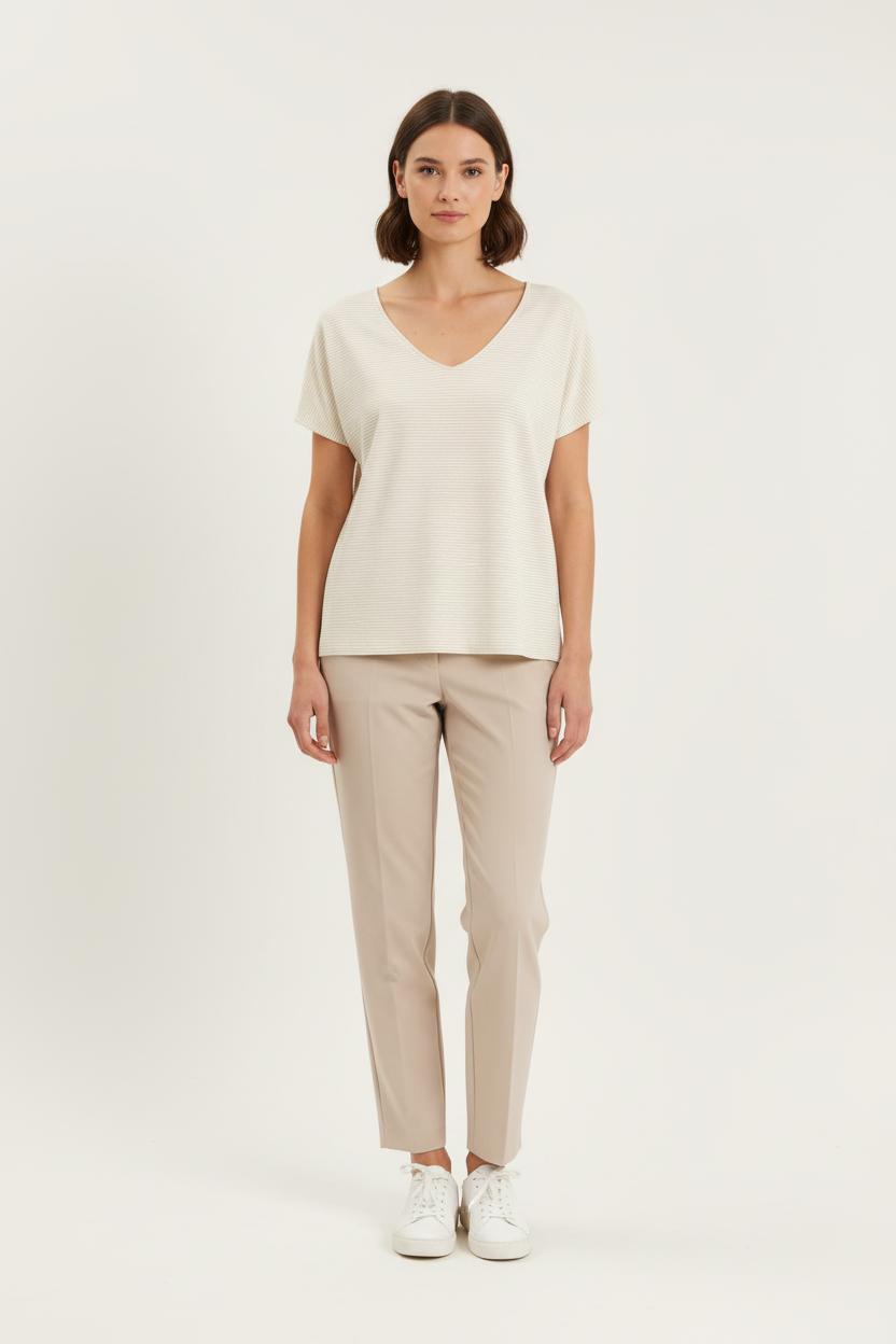 T-shirt Beige - Taille S/36 de la marque Des petits hauts | PARAD75856 - Vendu par Paradigme - Image 1
