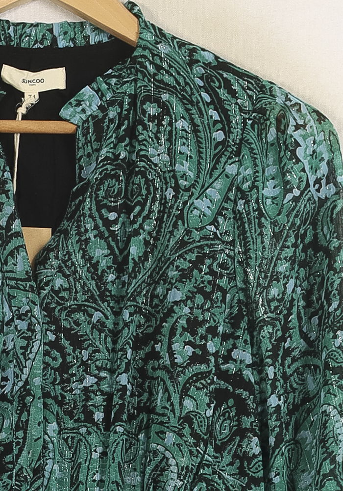 Robe Longue Verte - Taille M/38 de la marque Suncoo | PARAD75857 - Vendu par Paradigme - Image 3
