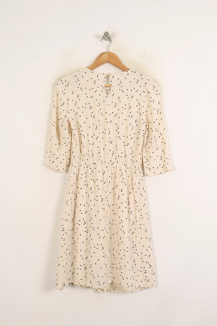 Robe Imprimée Beige - Taille XS/34 de la marque Sessùn | PARAD75872 - Vendu par Paradigme - Image 4