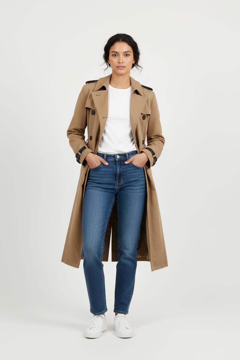 Trench Beige - Taille XS/34 de la marque The Kooples | PARAD75881 - Vendu par Paradigme - Image 1