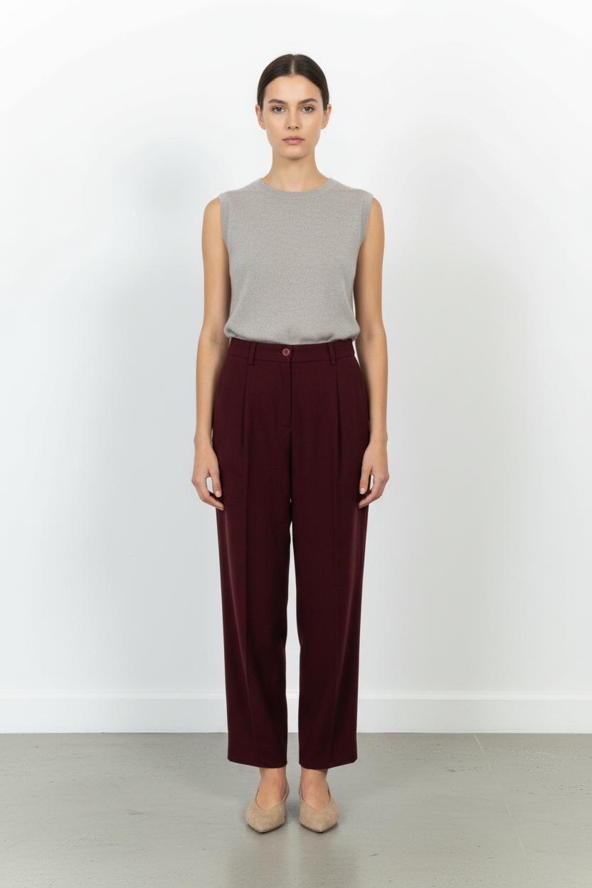 Pantalon Bordeaux - Taille XS/34 de la marque Modetrotter | PARAD75886 - Vendu par Paradigme - Image 1