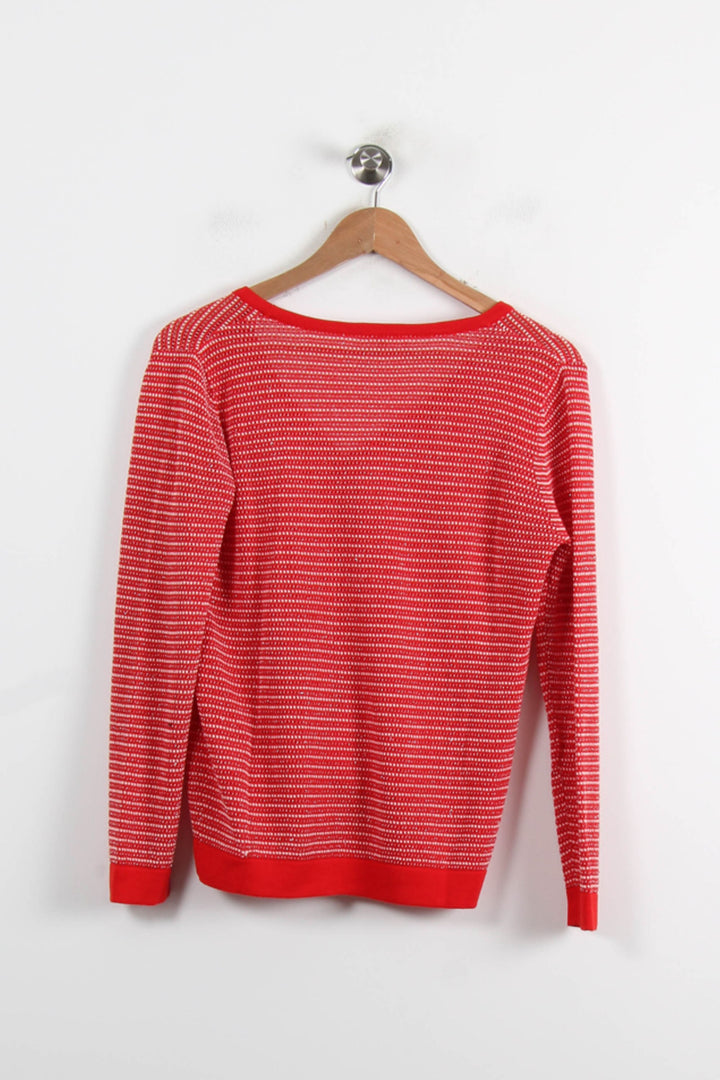 Cardigan Rouge et Blanc - Taille S/36 de la marque Grace & Mila | PARAD75888 - Vendu par Paradigme - Image 4