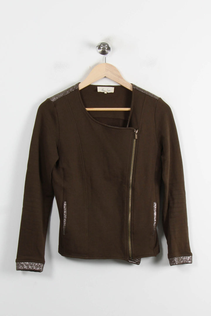 Veste Marron - Taille S/36 de la marque Marie Sixtine | PARAD75890 - Vendu par Paradigme - Image 2