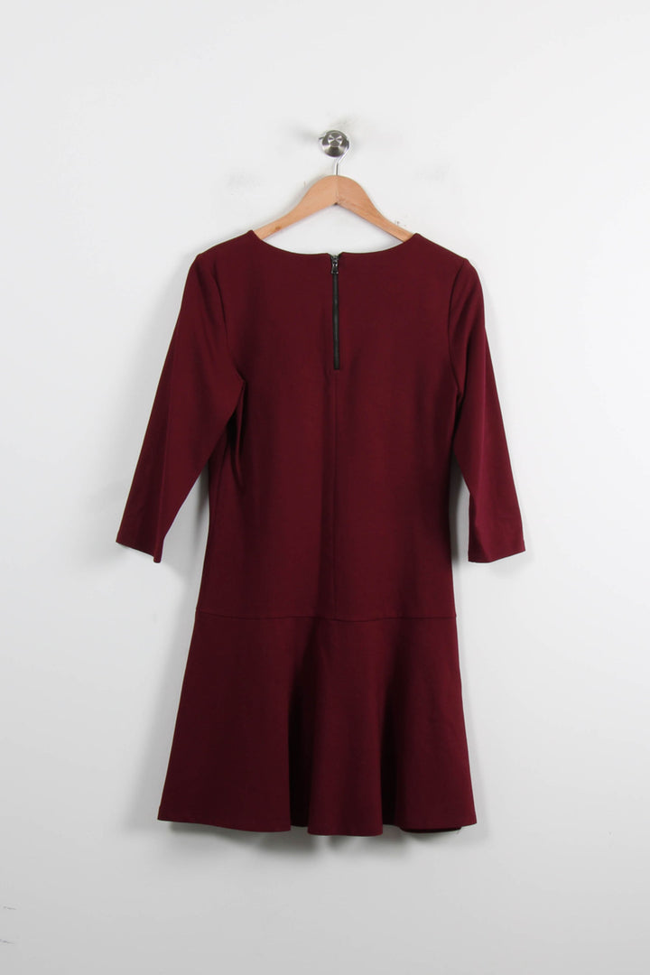 Robe Courte Bordeaux - Taille L/40 de la marque ZAPA | PARAD75891 - Vendu par Paradigme - Image 4