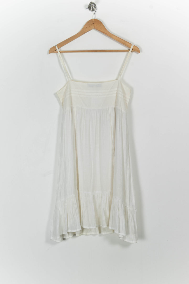 Robe Blanche - Taille L/40 de la marque La Fée Maraboutée | PARAD75896 - Vendu par Paradigme - Image 4