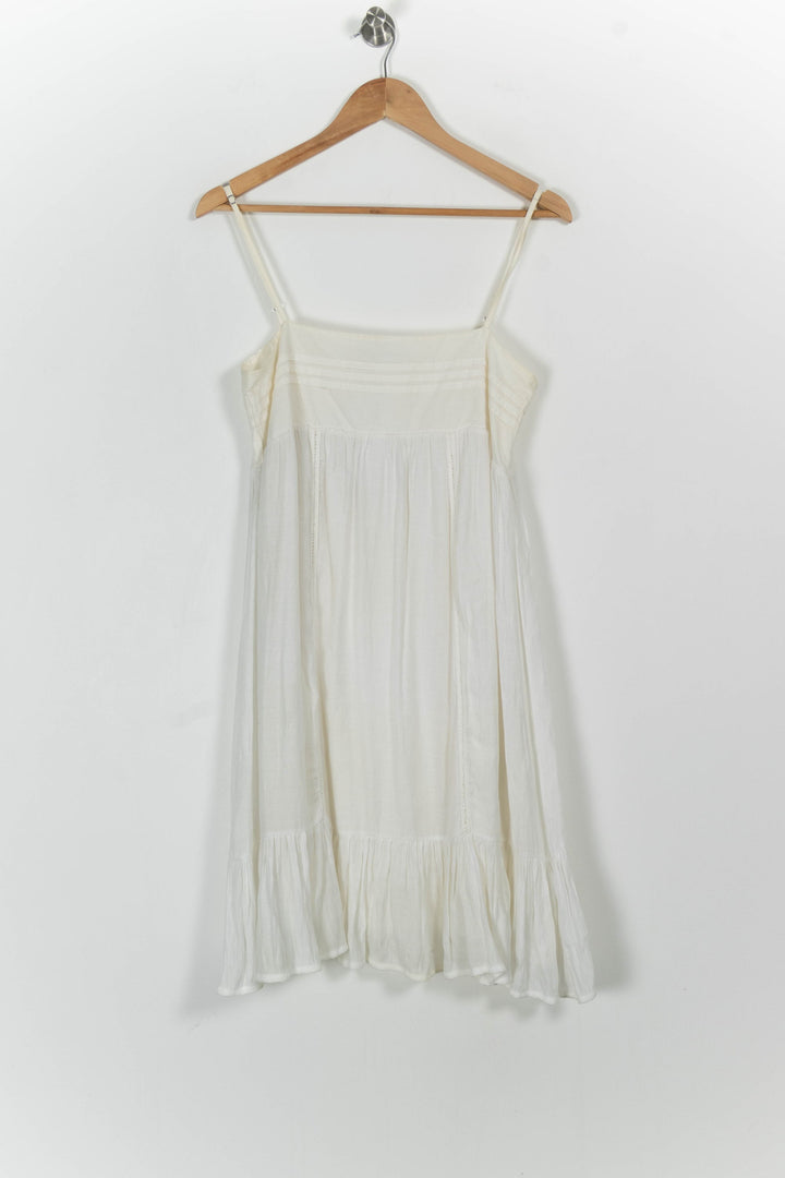 Robe Blanche - Taille L/40 de la marque La Fée Maraboutée | PARAD75896 - Vendu par Paradigme - Image 2