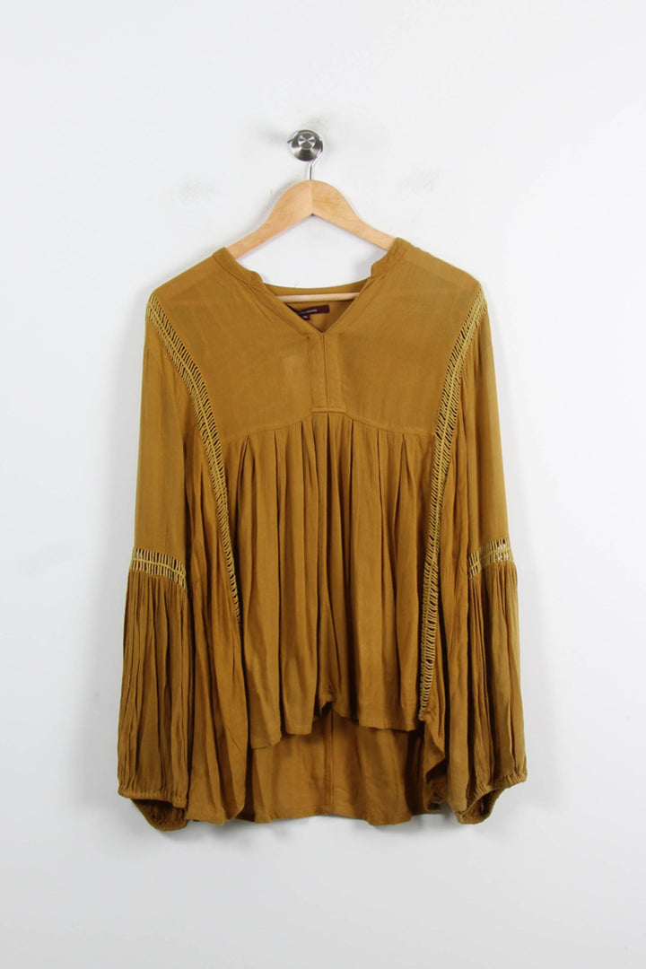 Blouse Orange - Taille L/40 de la marque La Fée Maraboutée | PARAD75898 - Vendu par Paradigme - Image 2