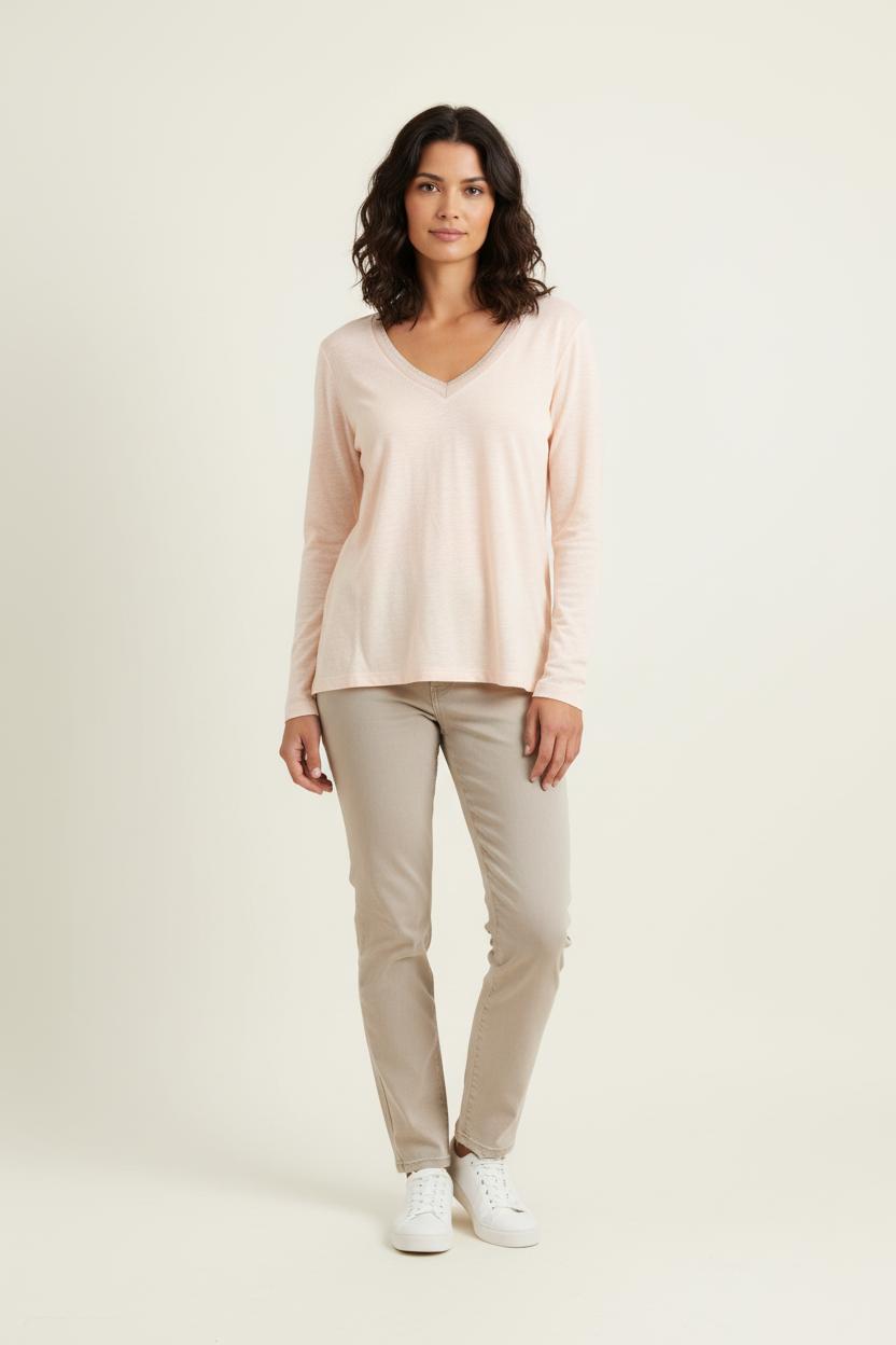 Pull Rose - Taille S/36 de la marque Pablo | PARAD75904 - Vendu par Paradigme - Image 1