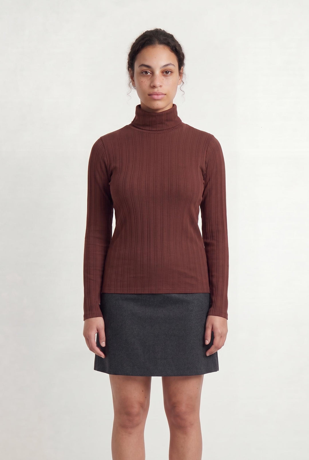 Pull Col Roulé Bordeaux - Taille L/40 de la marque Sessùn | PARAD75930 - Vendu par Paradigme - Image 1