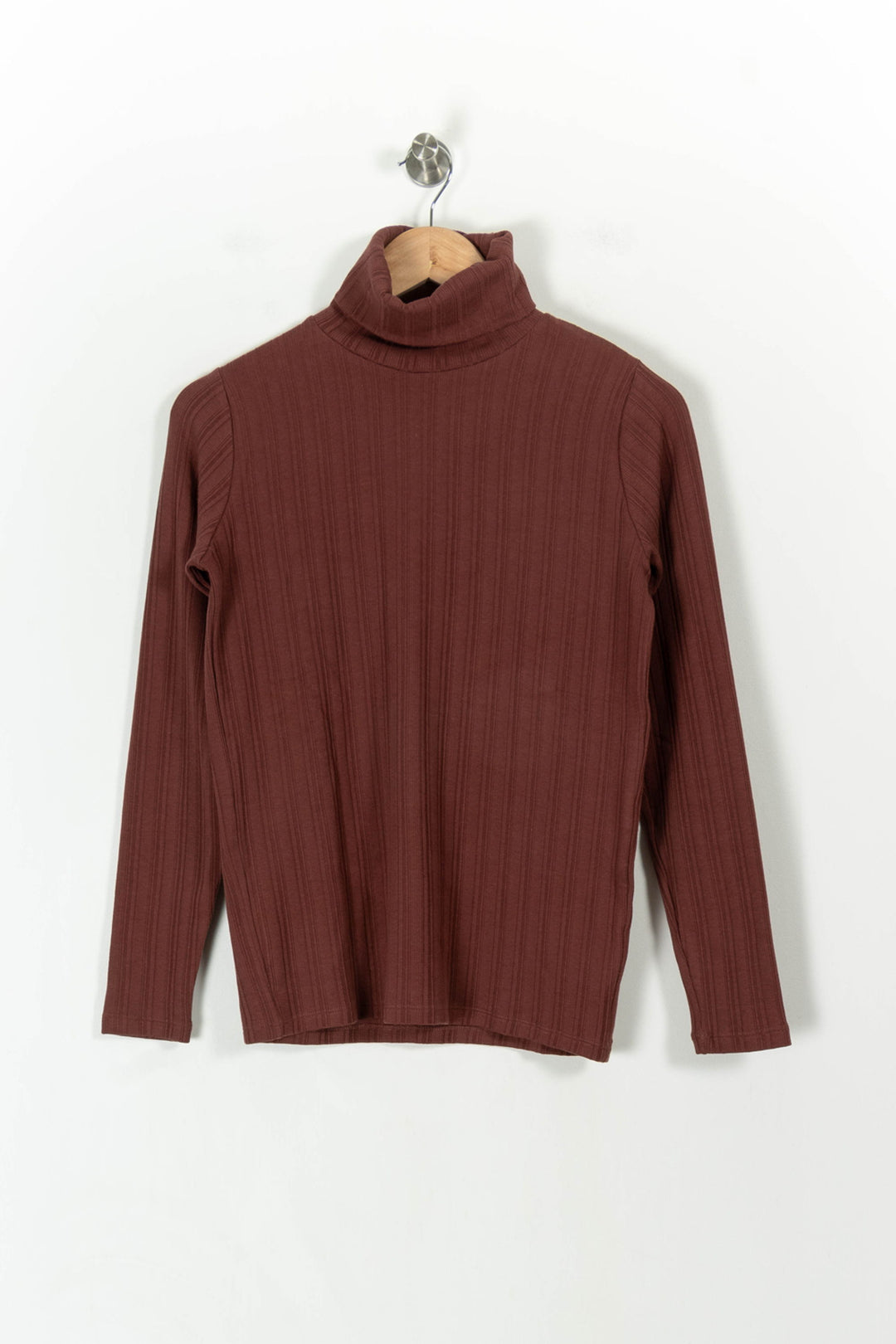 Pull Col Roulé Bordeaux - Taille L/40 de la marque Sessùn | PARAD75930 - Vendu par Paradigme - Image 2