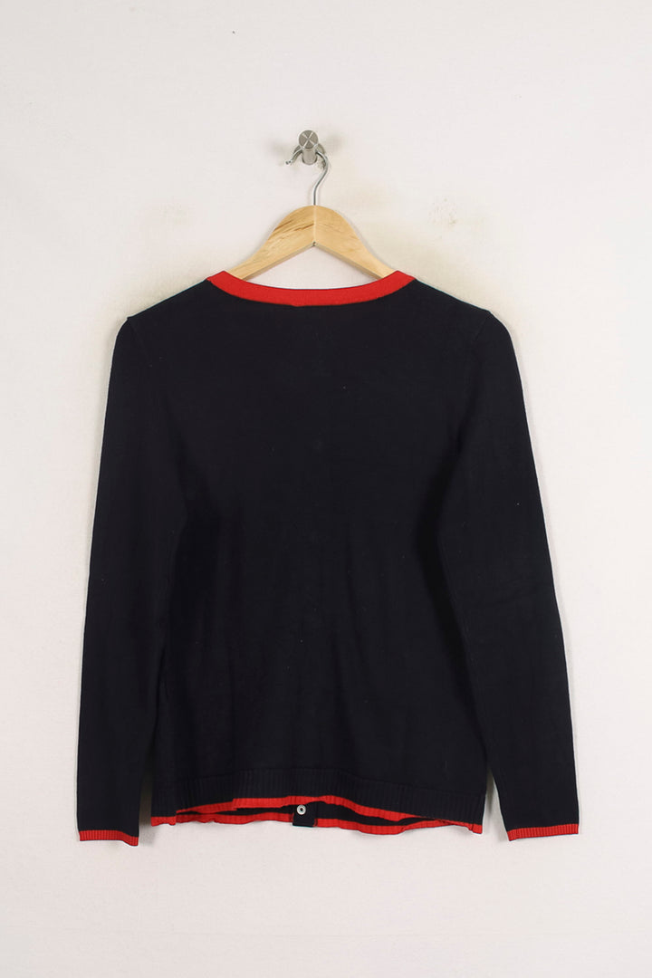Cardigan Bleu et Rouge - Taille S/36 de la marque Maison 123 | PARAD75931 - Vendu par Paradigme - Image 4