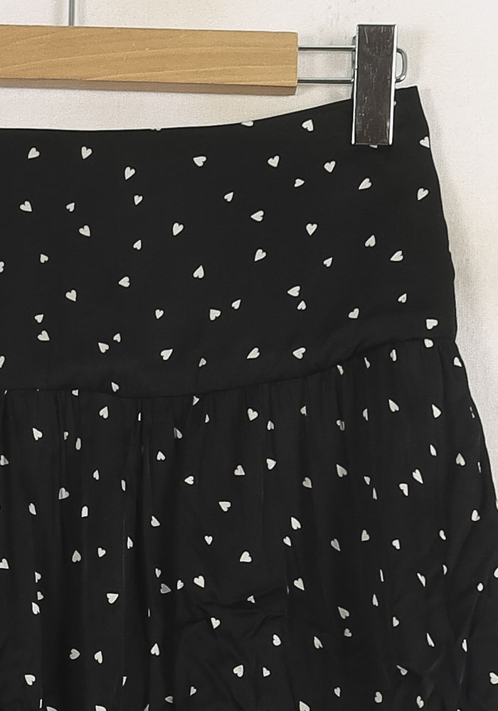 Jupe Courte Noire et Blanche - Taille M/38 de la marque The Kooples | PARAD75950 - Vendu par Paradigme - Image 3