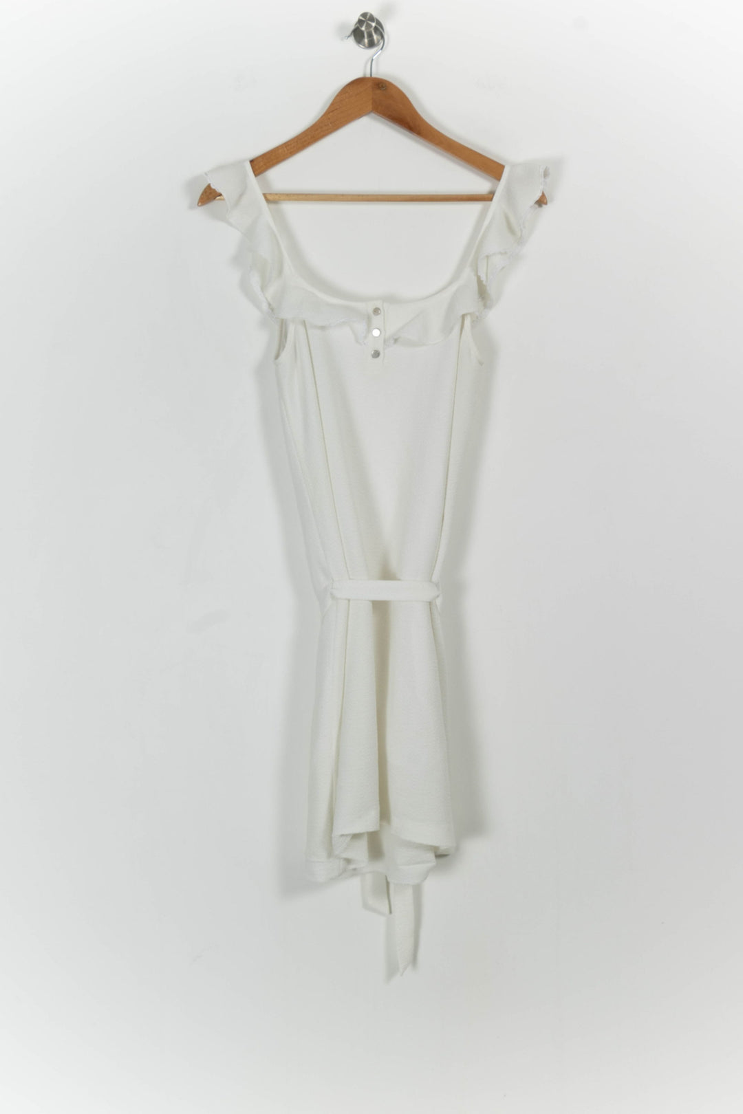 Robe Courte Blanche - Taille S/36 de la marque Sézane | PARAD75957 - Vendu par Paradigme - Image 4
